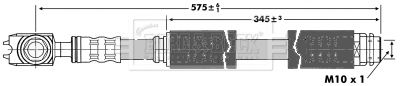 BORG & BECK stabdžių žarnelė BBH6896